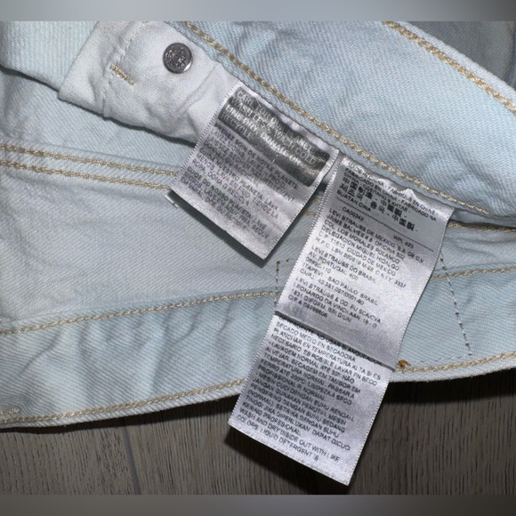 Levi's light blue Denim Jean Shorts - Picture 4 of 4